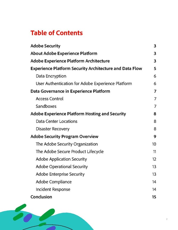 Adobe Experience Cloud Security Overview - Page 2